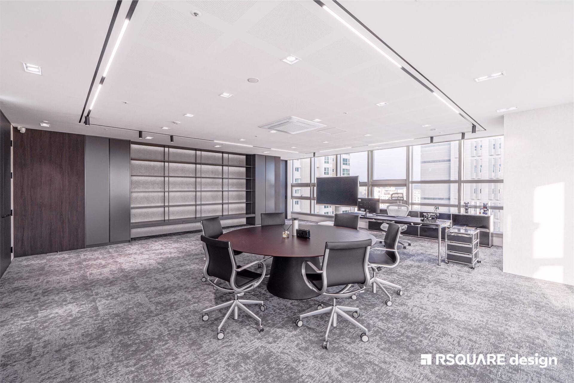 알스퀘어디자인_코리아세븐_오피스 인테리어_대표실