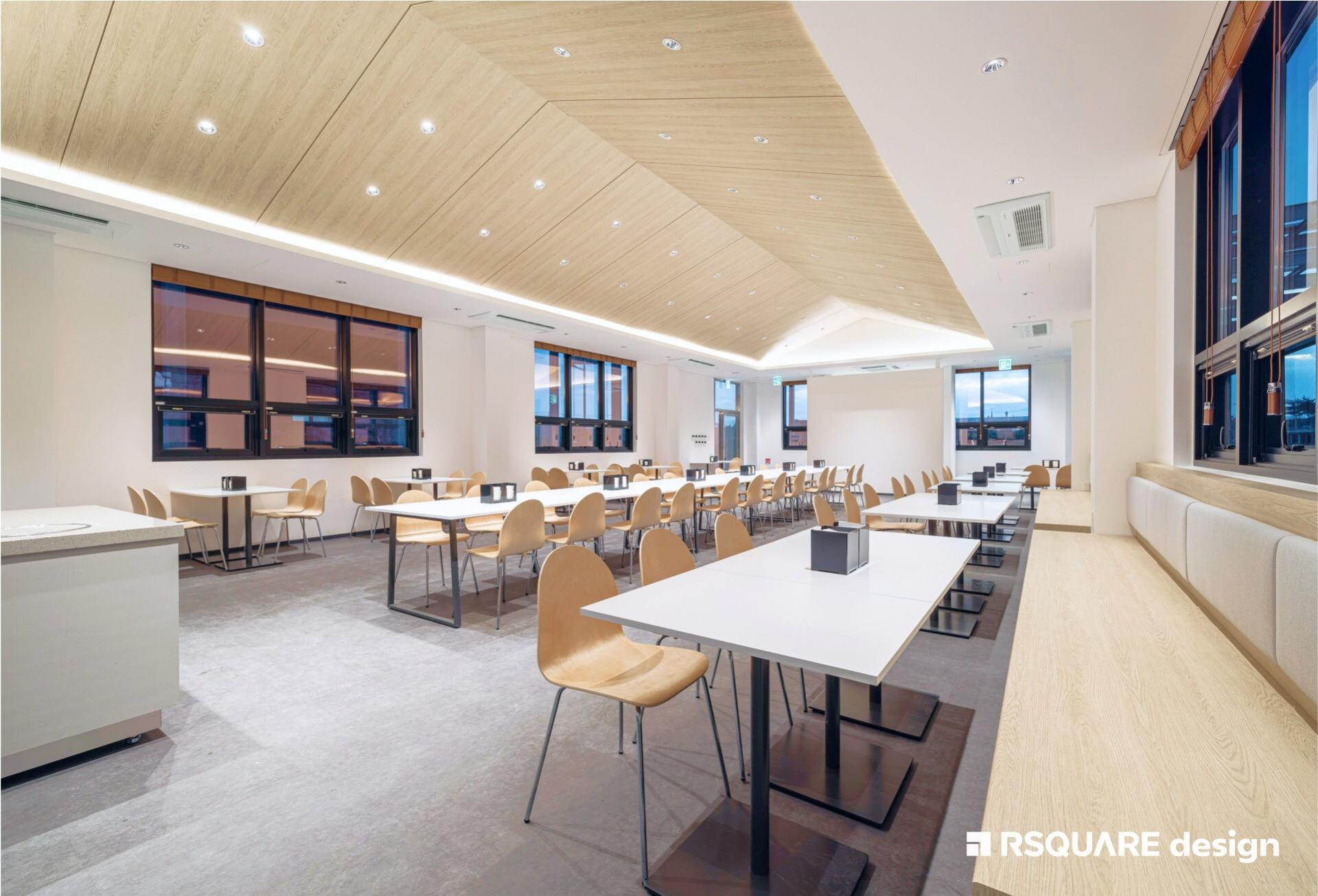 알스퀘어디자인_한솔케미칼_오피스 인테리어_식당