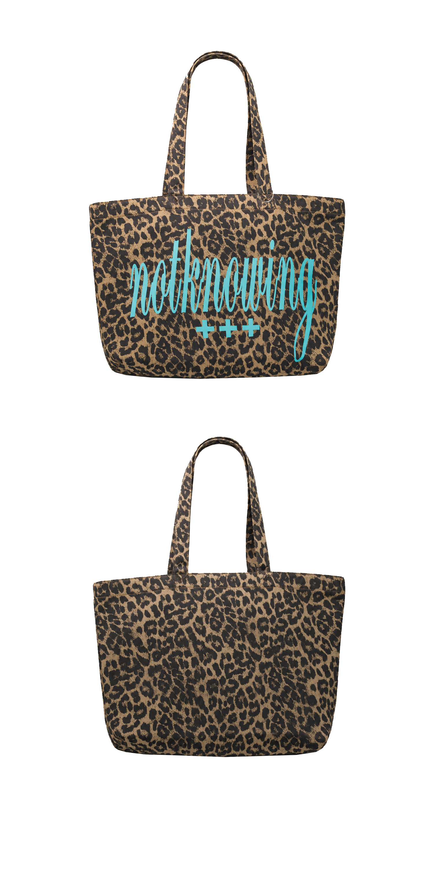 Big Logo Cotton Tote Bag (LEOPARD)