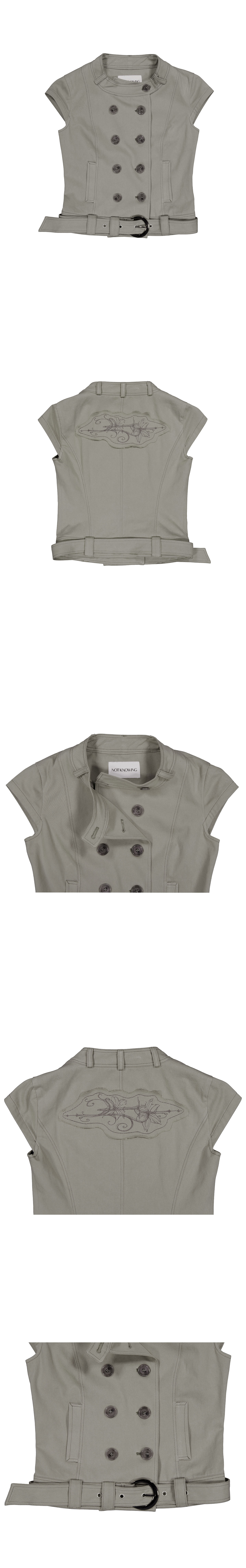 Short Sleeve Double Jacket (SAND KHAKI)