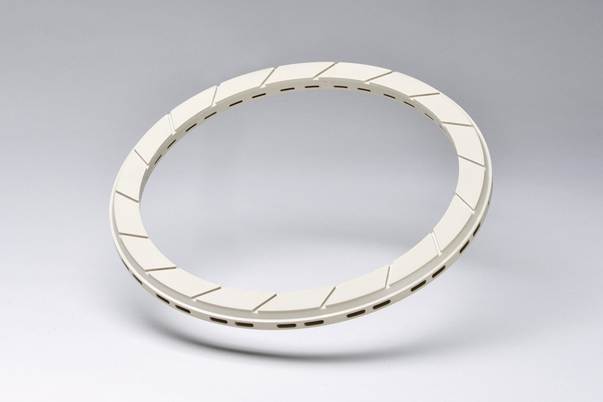 CMP retaining ring made with VICTREX PEEK polymer