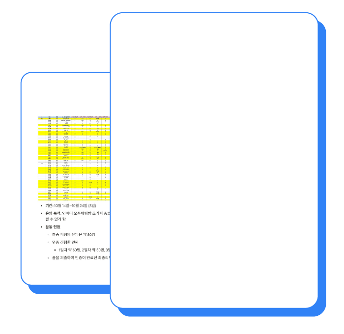 커뮤니티 보고서