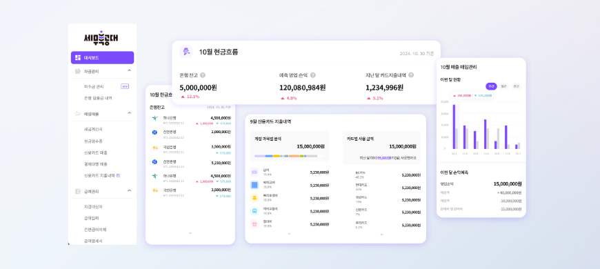 매입매출 세무기장 디지털 관리 시스템 세무특공대
