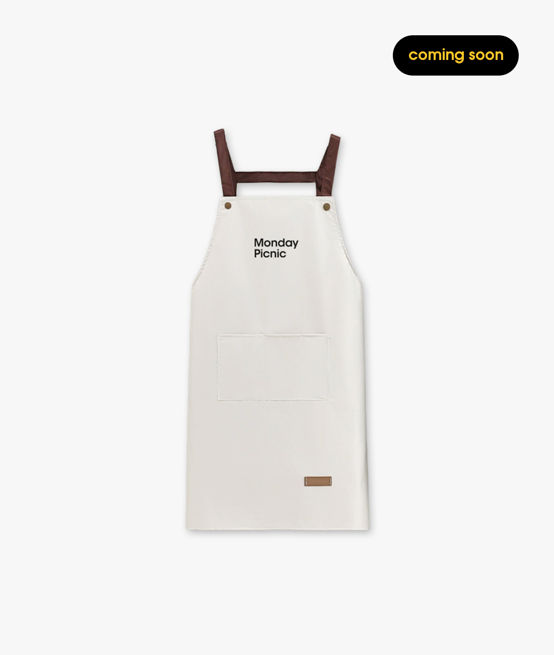 MF1283 앞치마 주문제작 먼데이피크닉 먼데이팩토리