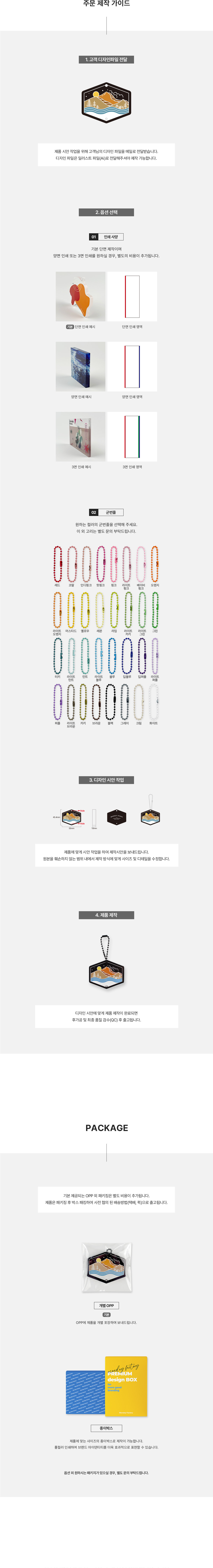 먼데이팩토리 아크릴 인센스홀더 열쇠고리 키링 제작 가이드 제품사진