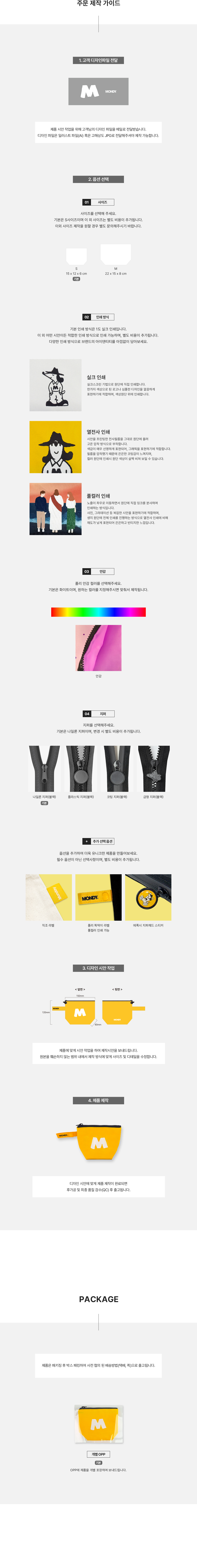 MF1099 소품파우치 제작 패브린 옥스포드 미니 주머니 케이스 먼데이피크닉