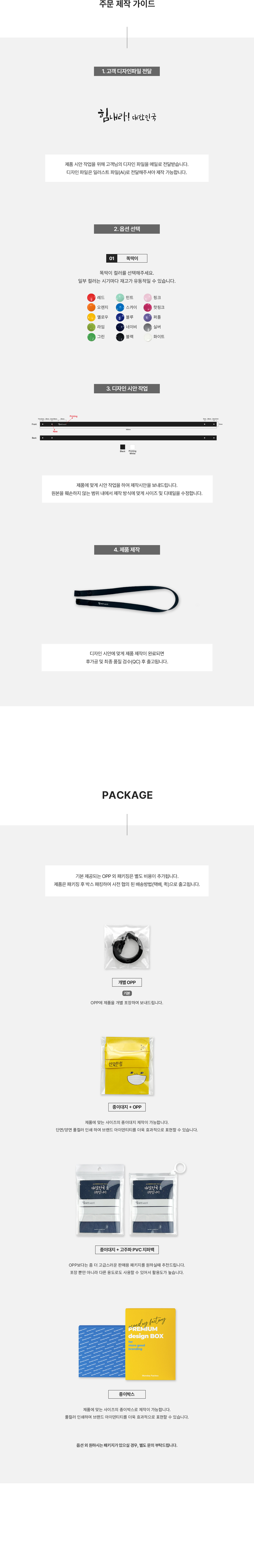 MF6131 실리콘 마스크 스트랩｜일체형 주문제작 가이드 먼데이피크닉