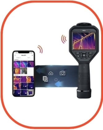Test Tool A 시리즈 열화상 카메라 |  Wifi 연결로 모바일 데이터 전송 