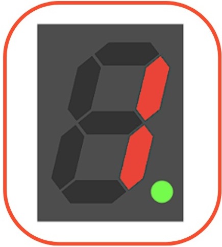 숫자 및 그래픽을 표시하는 LCD 디스플레이 내장 파이로미터 상태 모니터링 기능 이미지