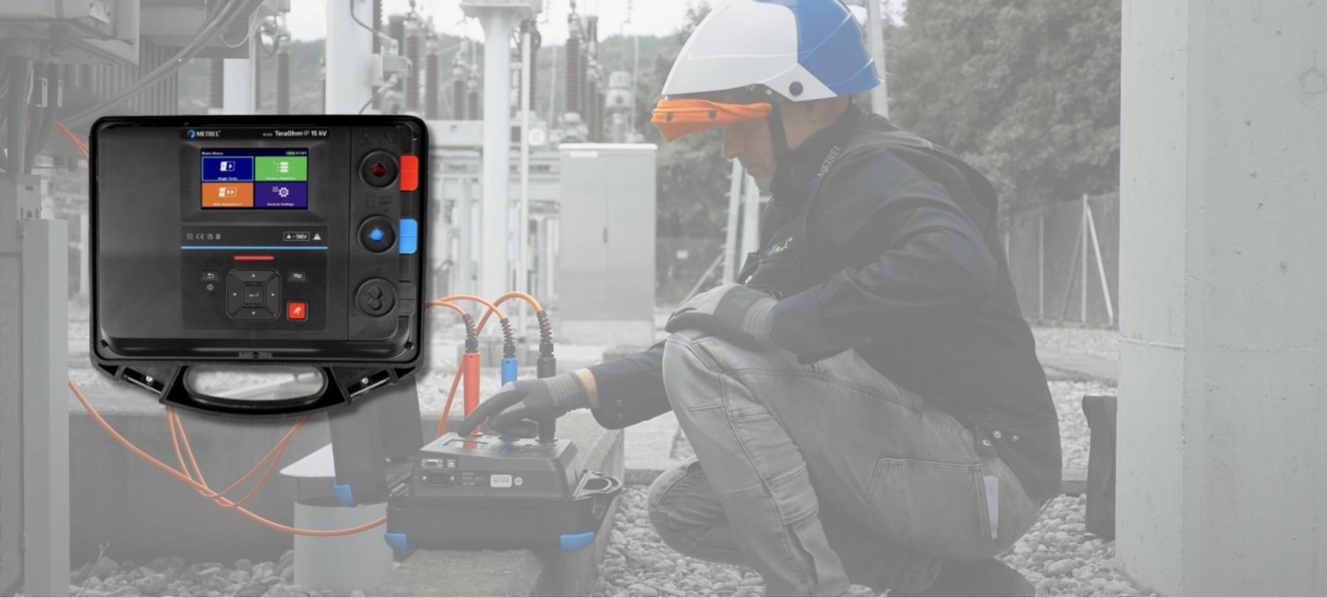 Metrel MI 3211 및 MI 3215 절연 저항 측정기 | 최대 15kV 및 35TΩ 측정 가능 | 전력 설비 및 변압기 검사용