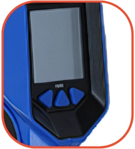 키패드로 방사율 등 주요 설정을 조정 가능한 TI 시리즈 파이로미터 제어 기능 아이콘