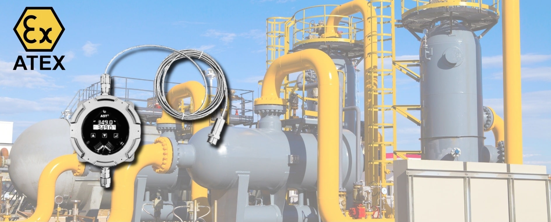 AST SRU FO 파이로미터(Pyrometer) 고온 비접촉 온도 측정 장비, 석유화학 특화온도계
