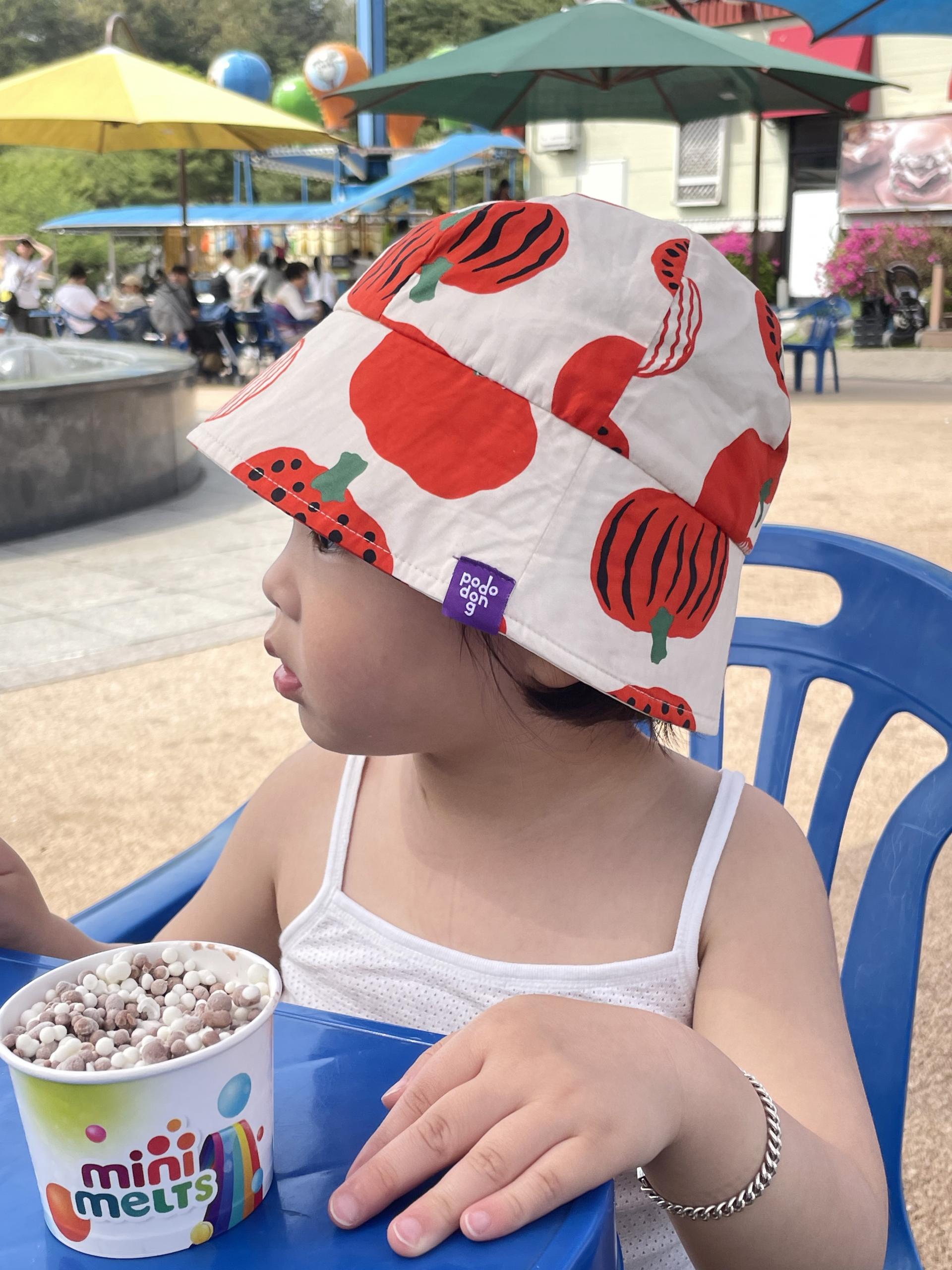 PUMPKIN SUNHAT (RED)