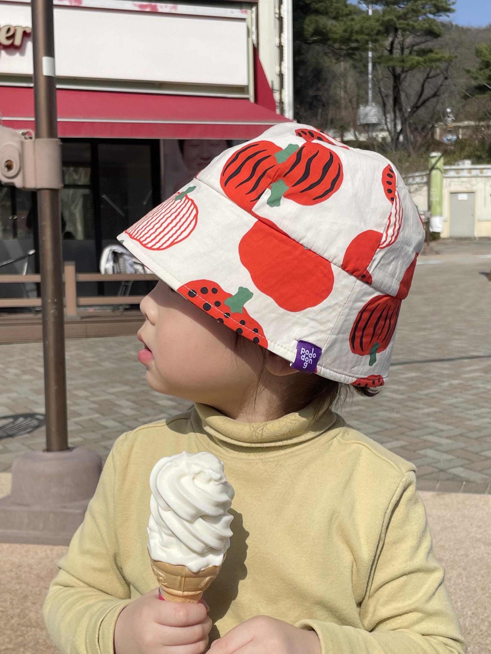 PUMPKIN SUNHAT (RED)