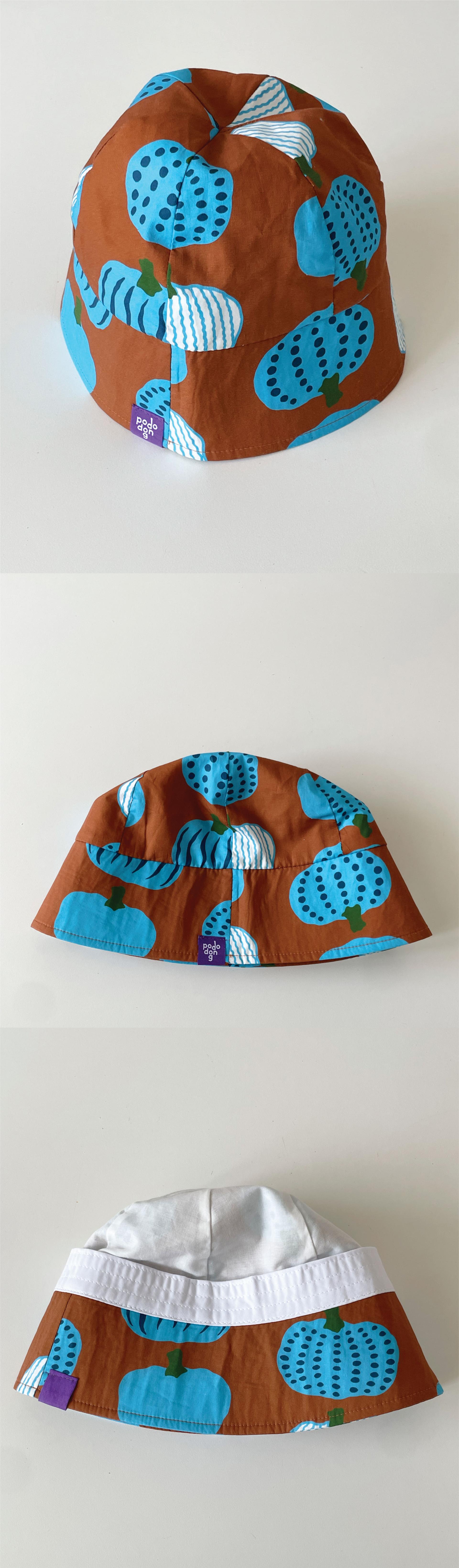 PUMPKIN SUNHAT (BLUE)