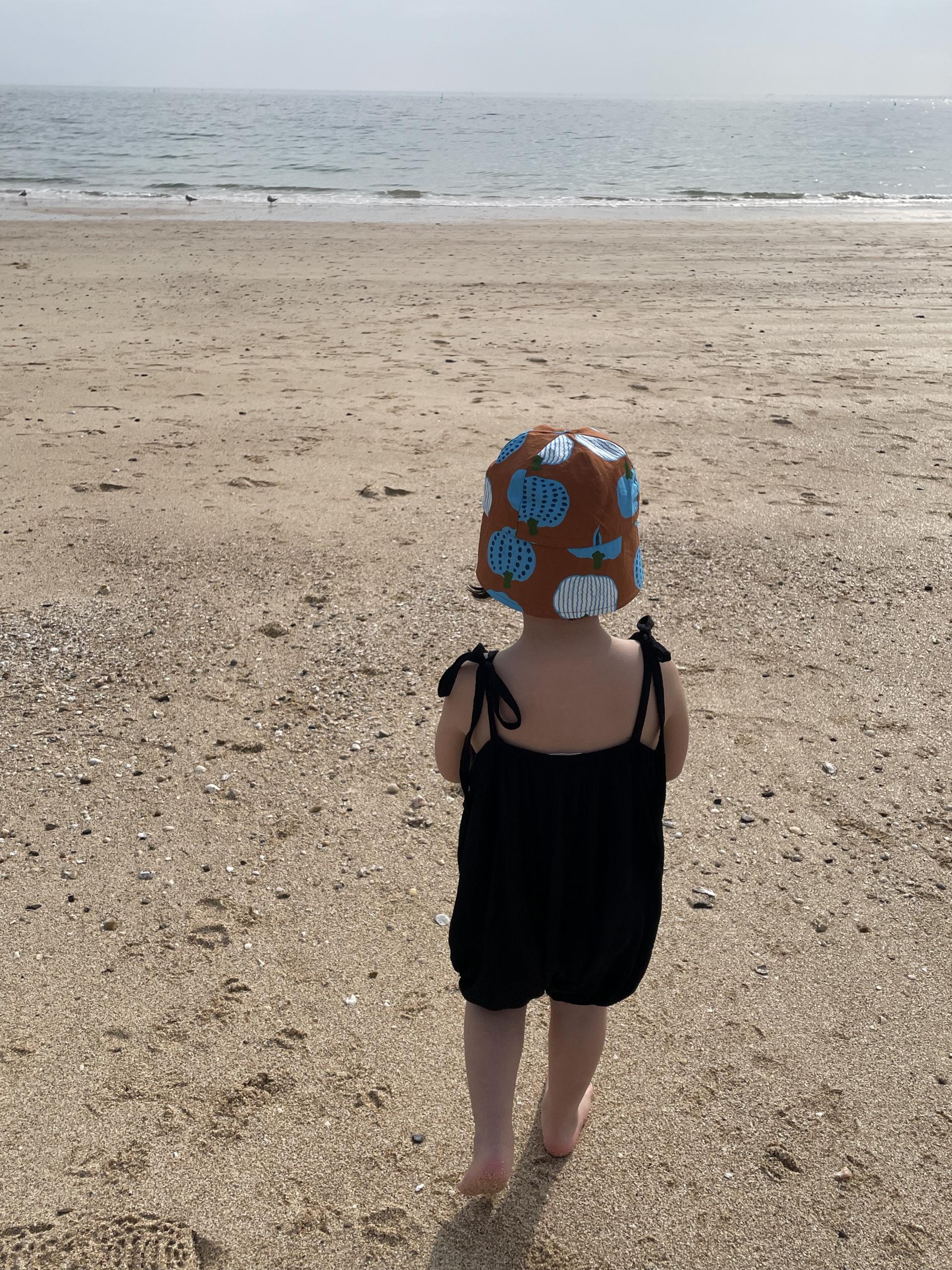 PUMPKIN SUNHAT (BLUE)
