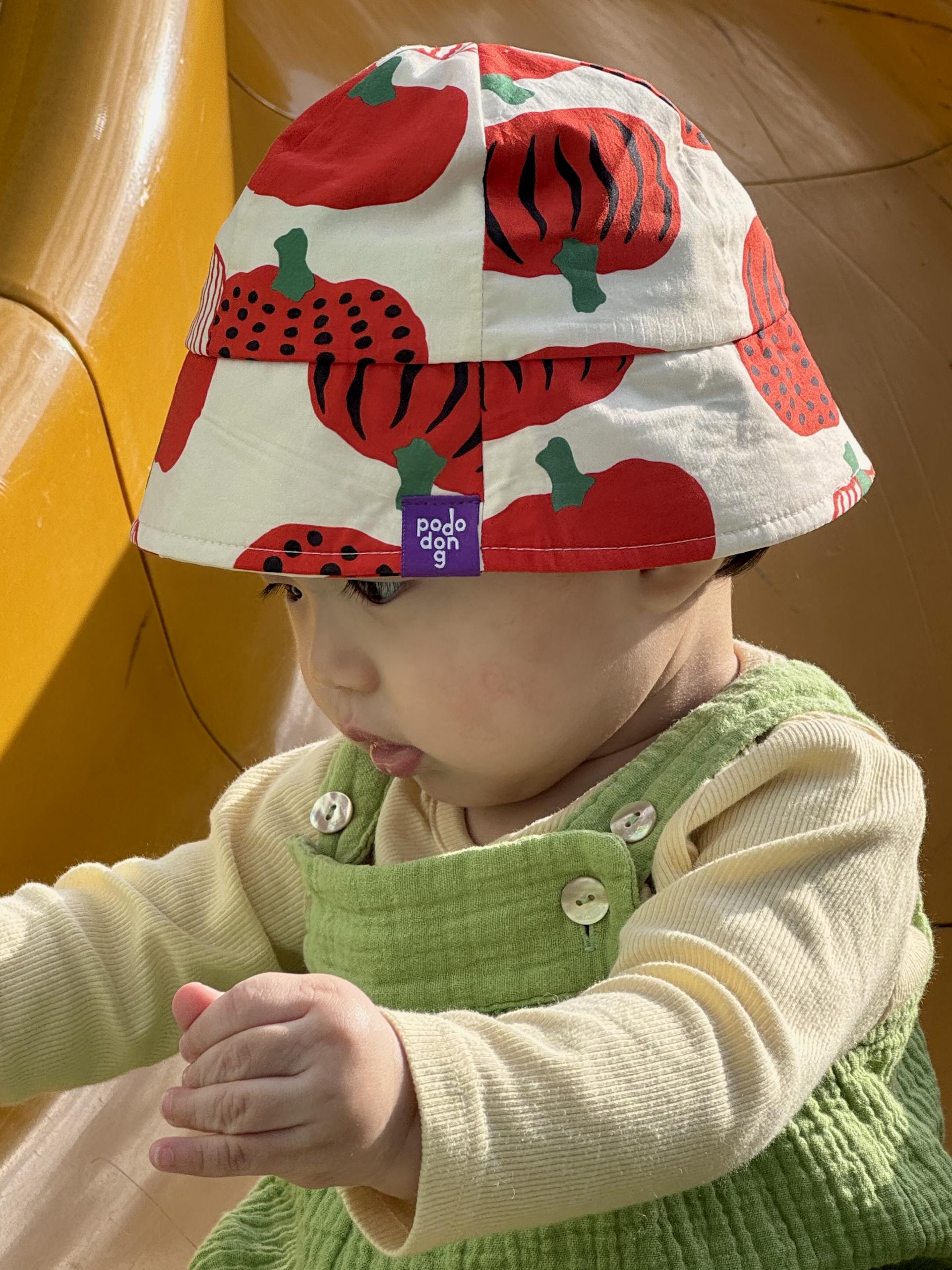 PUMPKIN SUNHAT (RED)