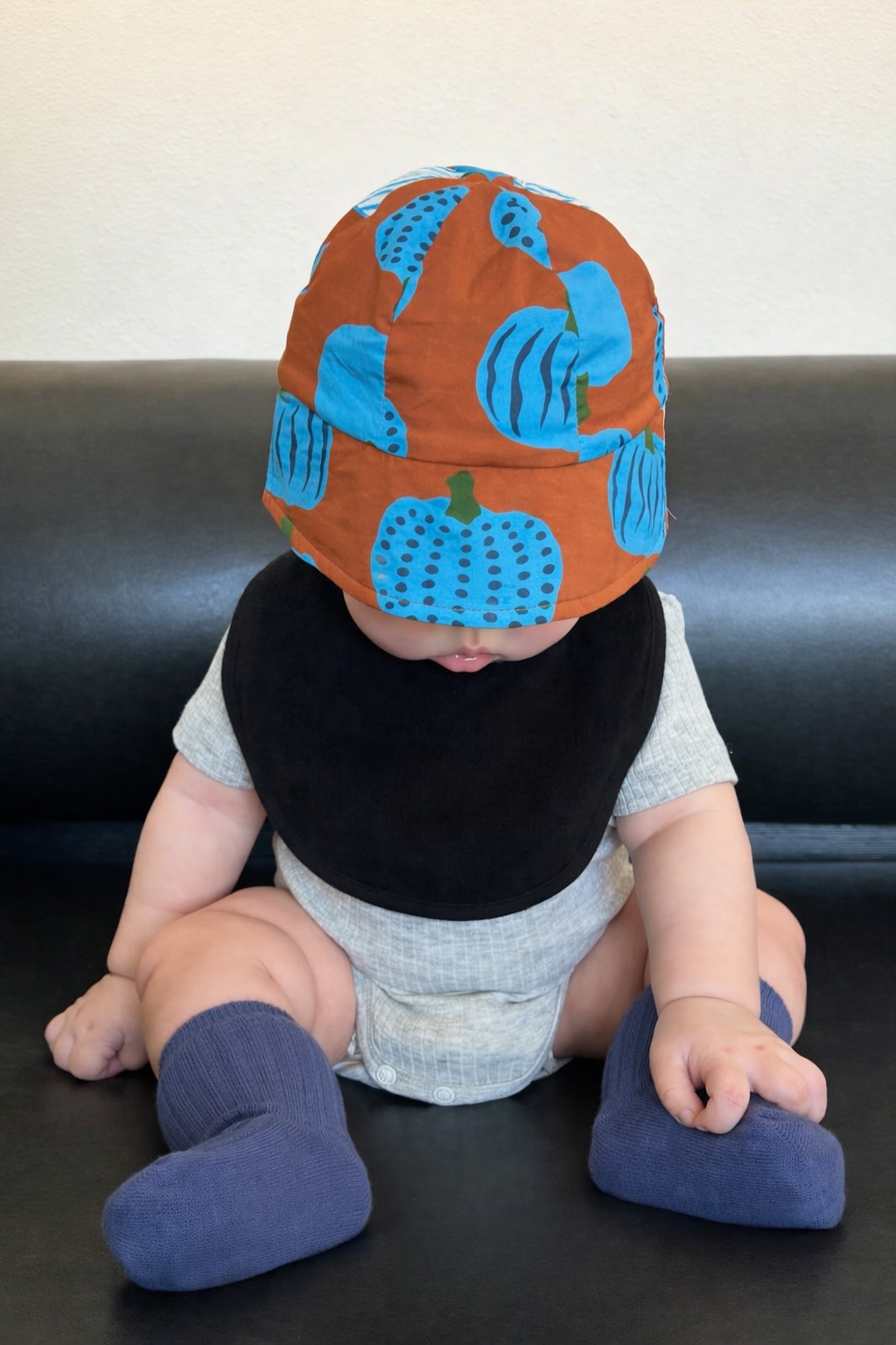PUMPKIN SUNHAT (BLUE)