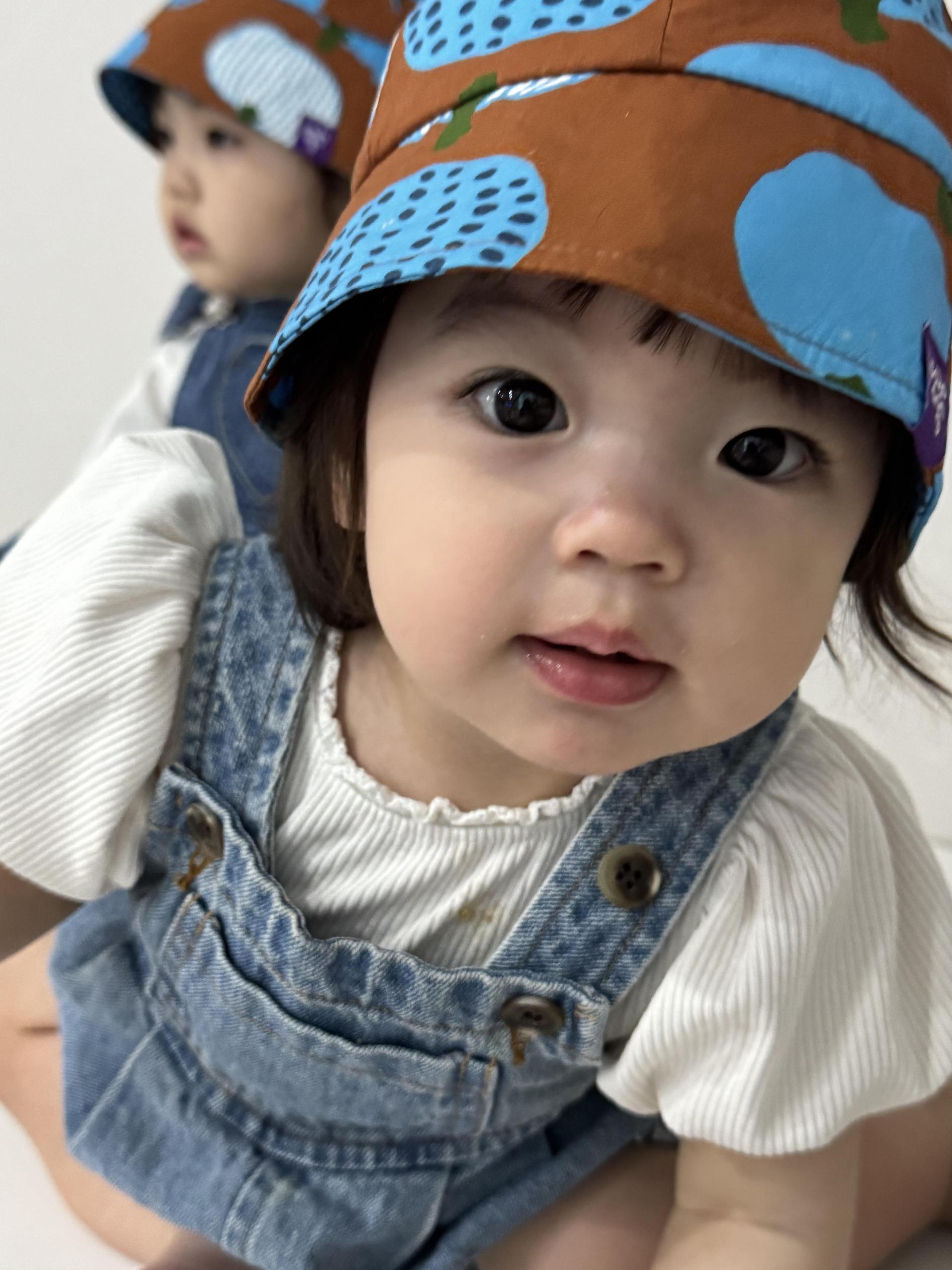 PUMPKIN SUNHAT (BLUE)