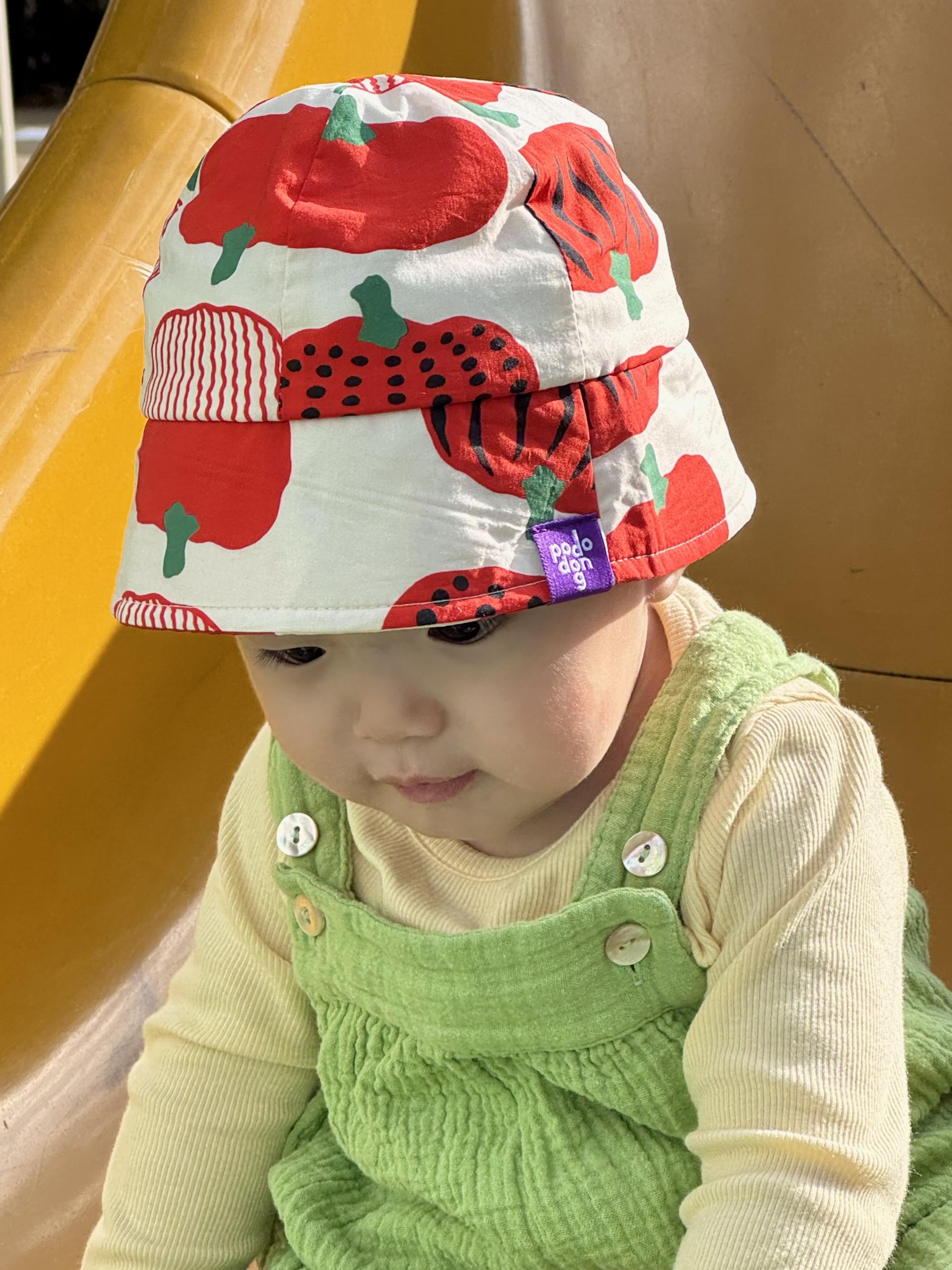 PUMPKIN SUNHAT (RED)