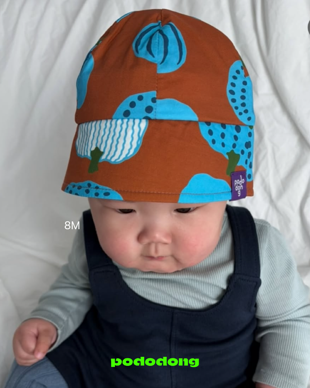 PUMPKIN SUNHAT (BLUE)
