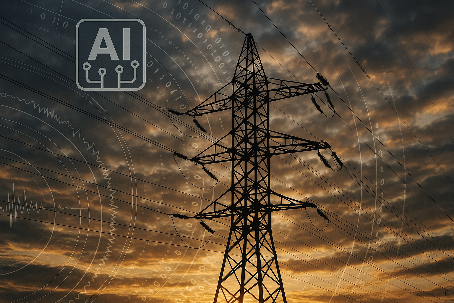 전력망 인프라 부족으로 인한 글로벌 전력 위기 상황을 나타내는 이미지