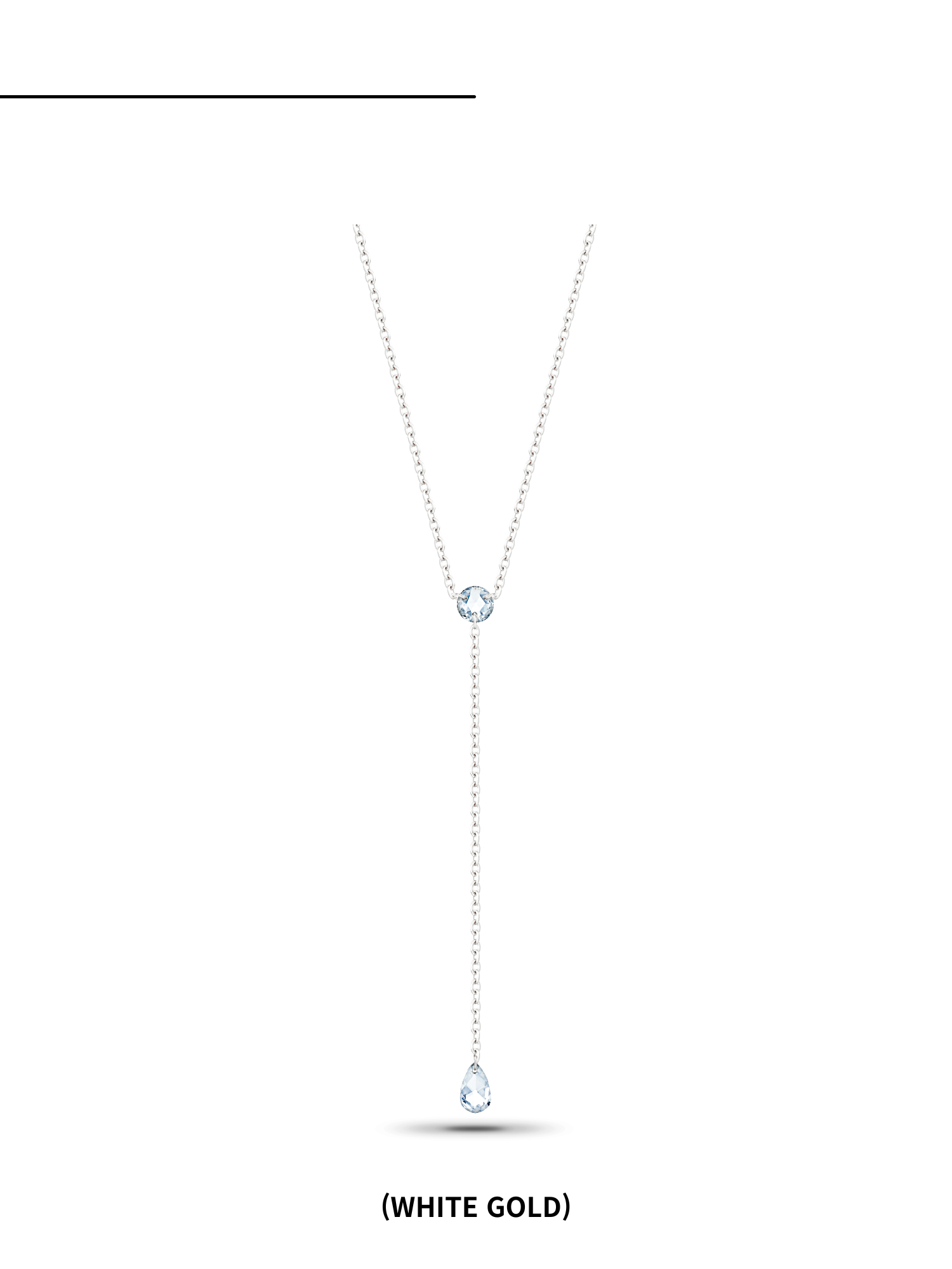 Rose Cut Necklace(드릴드 다이아몬드)