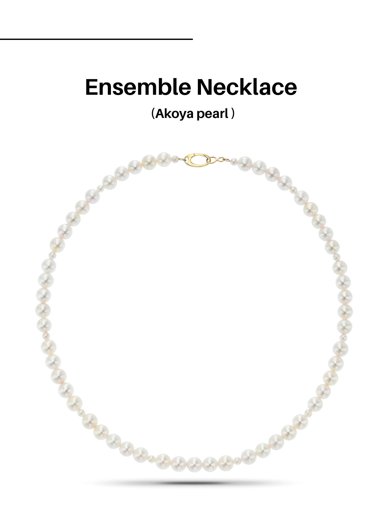 Ensemble Necklace (Akoya pearl )