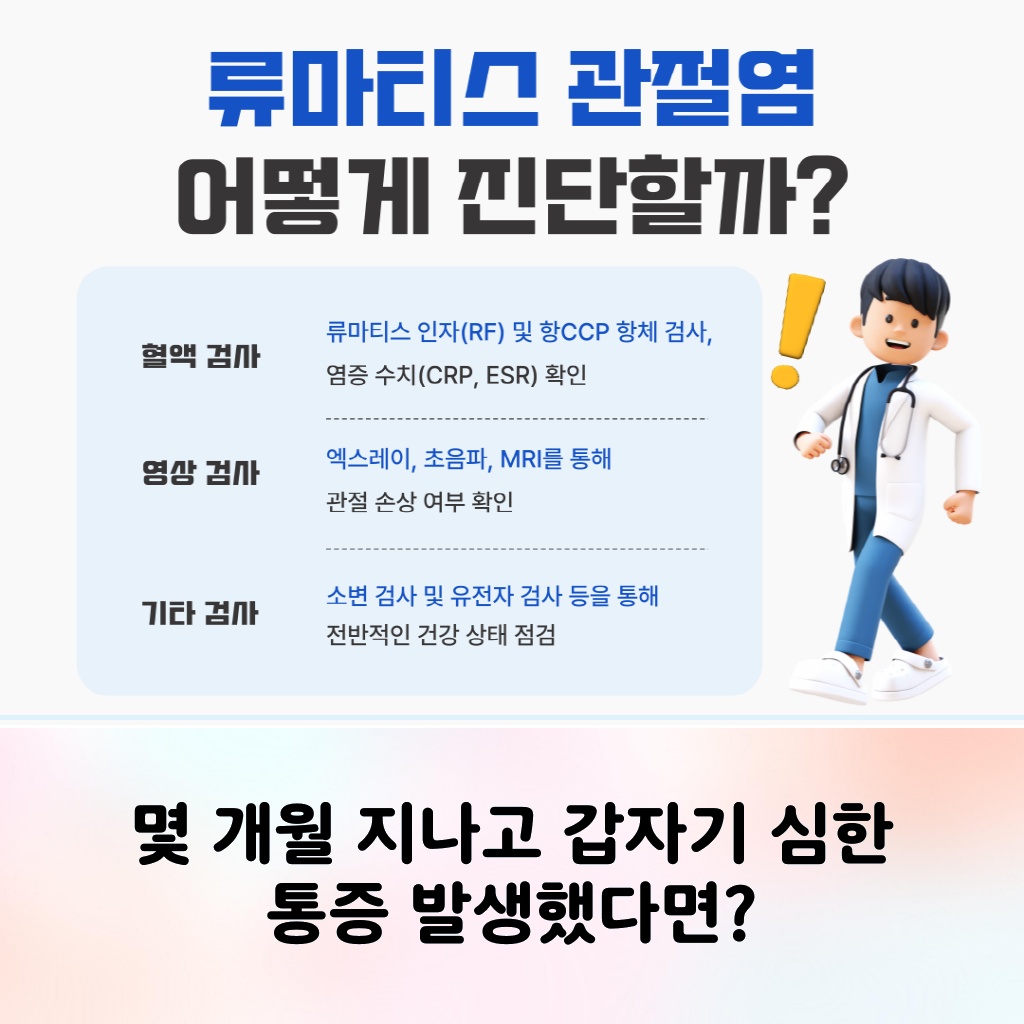 몇 개월이 지난 후 갑자기 심한 통증이 발생했을 때를 다룬 설명 이미지