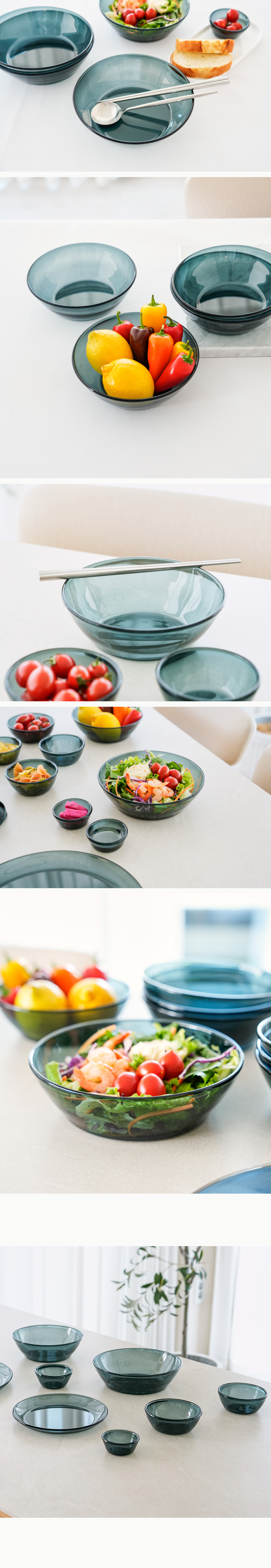 [KITCHEN] 내열유리 그릇 / 면기 2종 모음