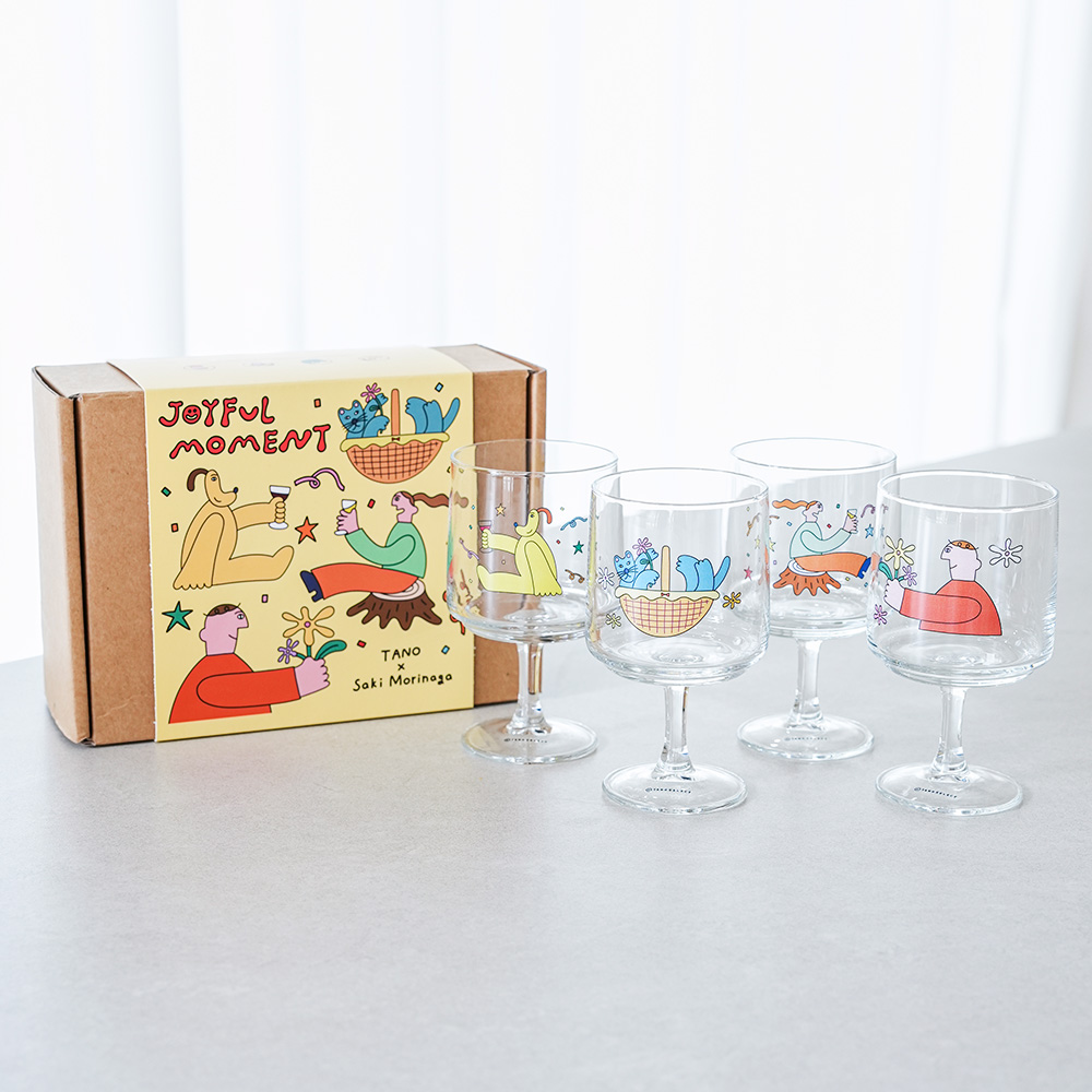 조이풀 고블렛잔 기프트 2P 패키지 (4 options)
