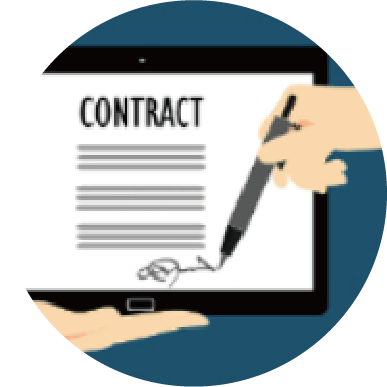 장사만랩(장사만렙) 전자근로계약서 생성 아이콘