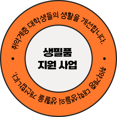 생필품 지원 사업