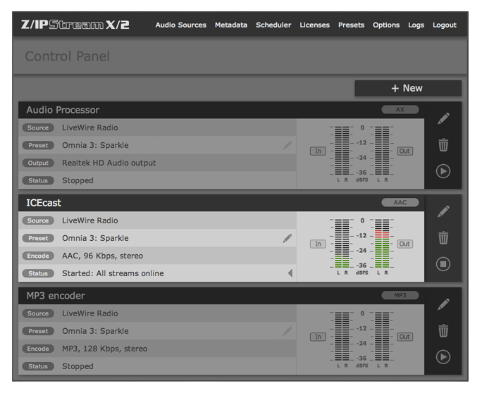 Z/IPStream X/2 · 9X/2
