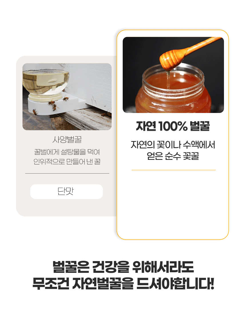 꿀바른 국산 아카시아꿀 500g / 1kg / 2.4kg