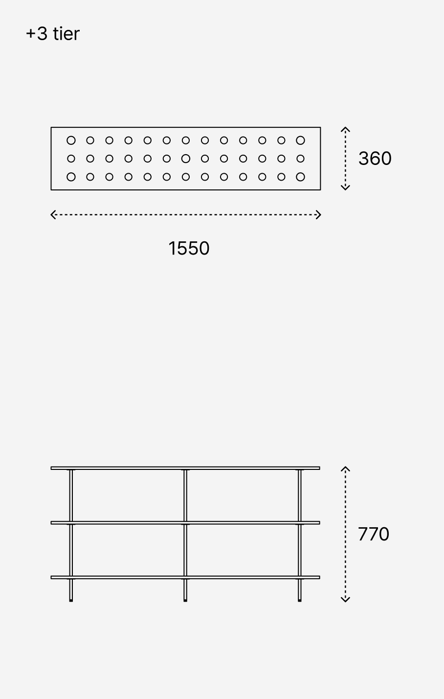 REFLECT Tables 400 - Medium