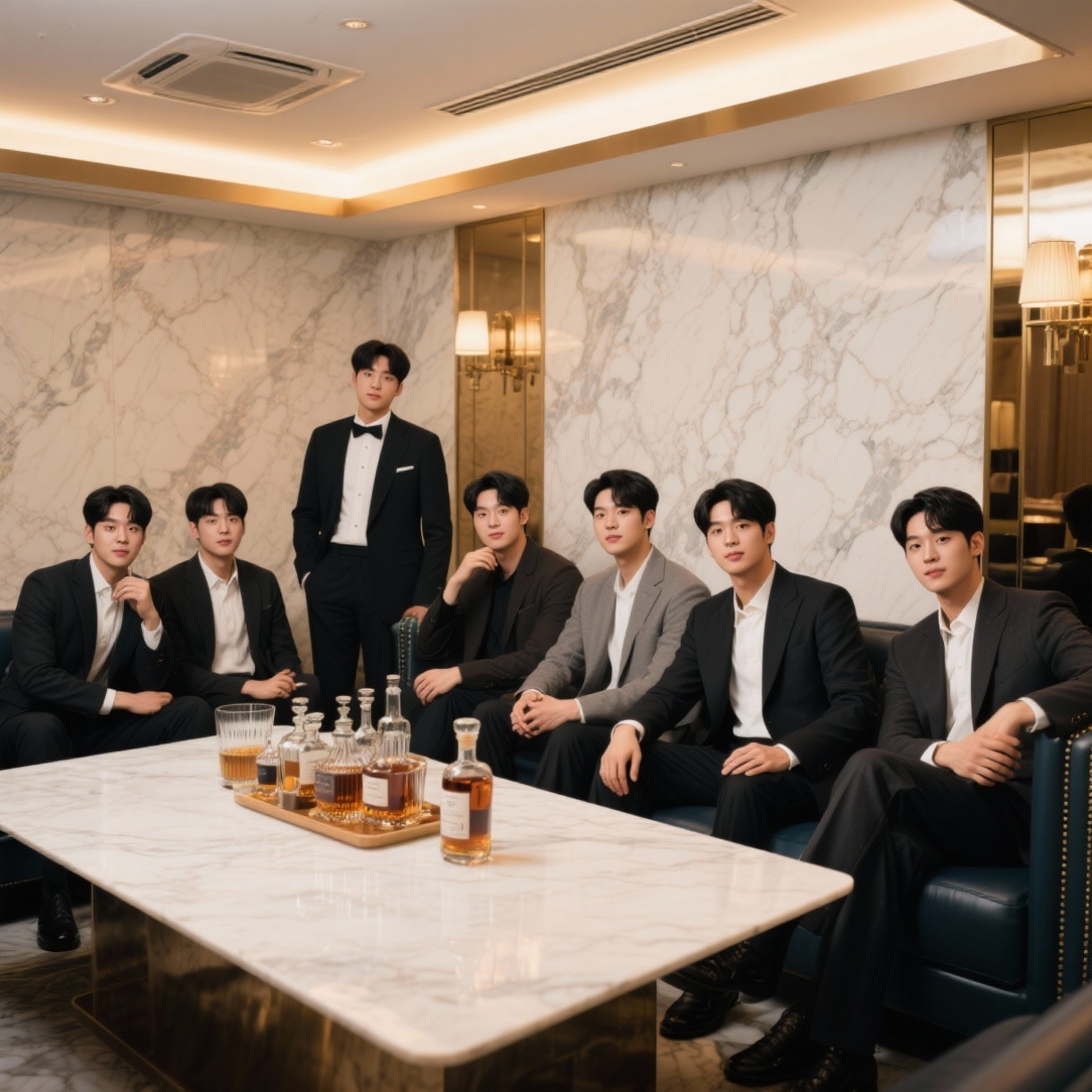 인계동 비스트 호빠 테이블 셋팅