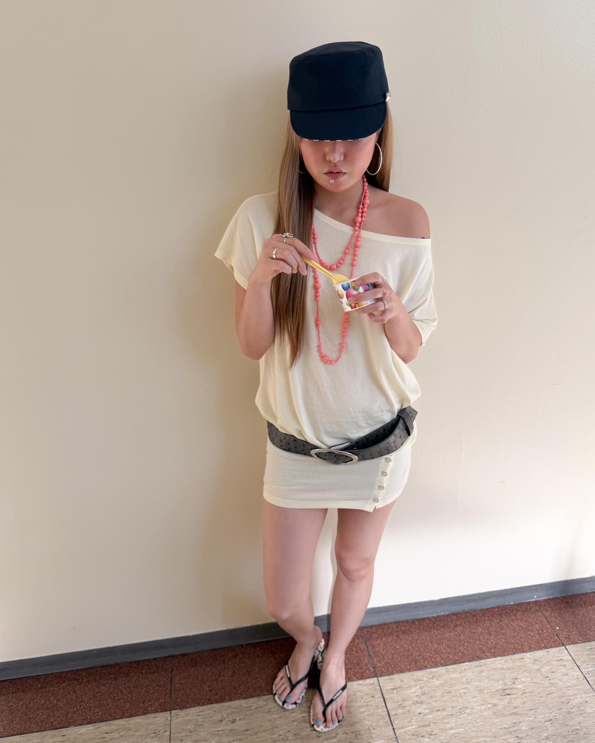 Candy Beads Necklace [Coral]