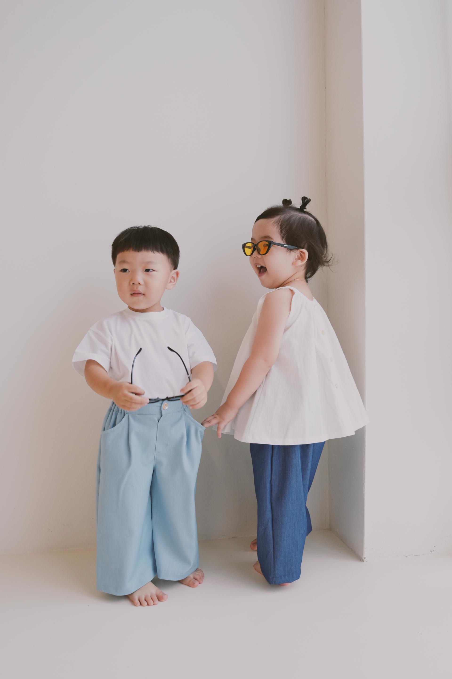 넥주름 블라우스
