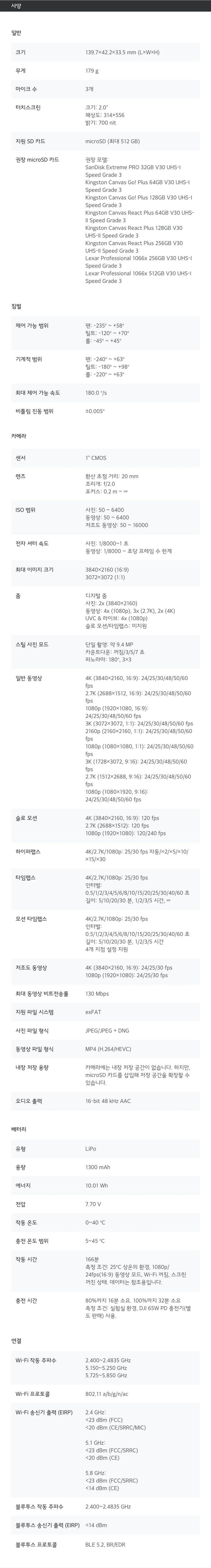 조작법 및 설정 방법