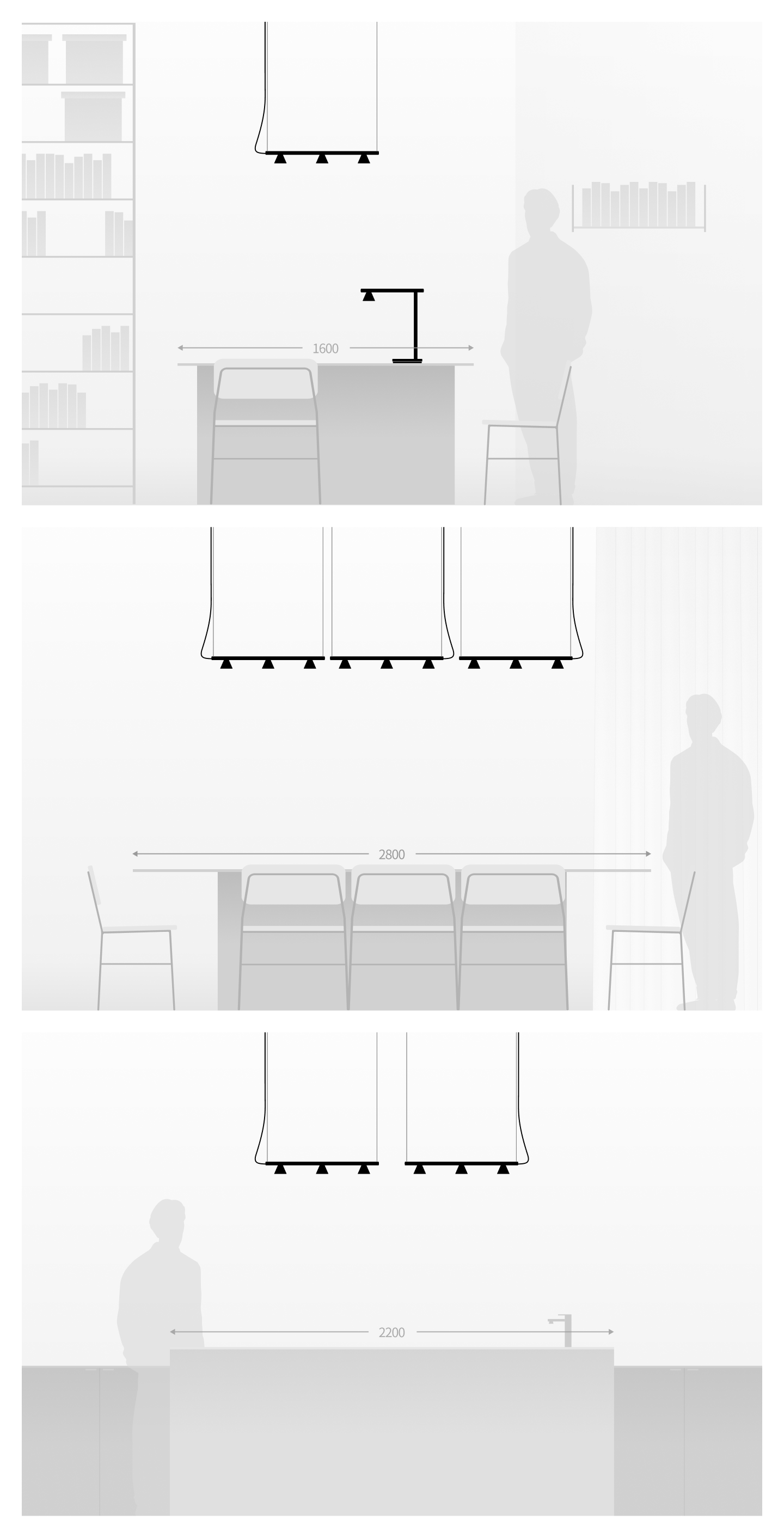 probe spot rail pendant