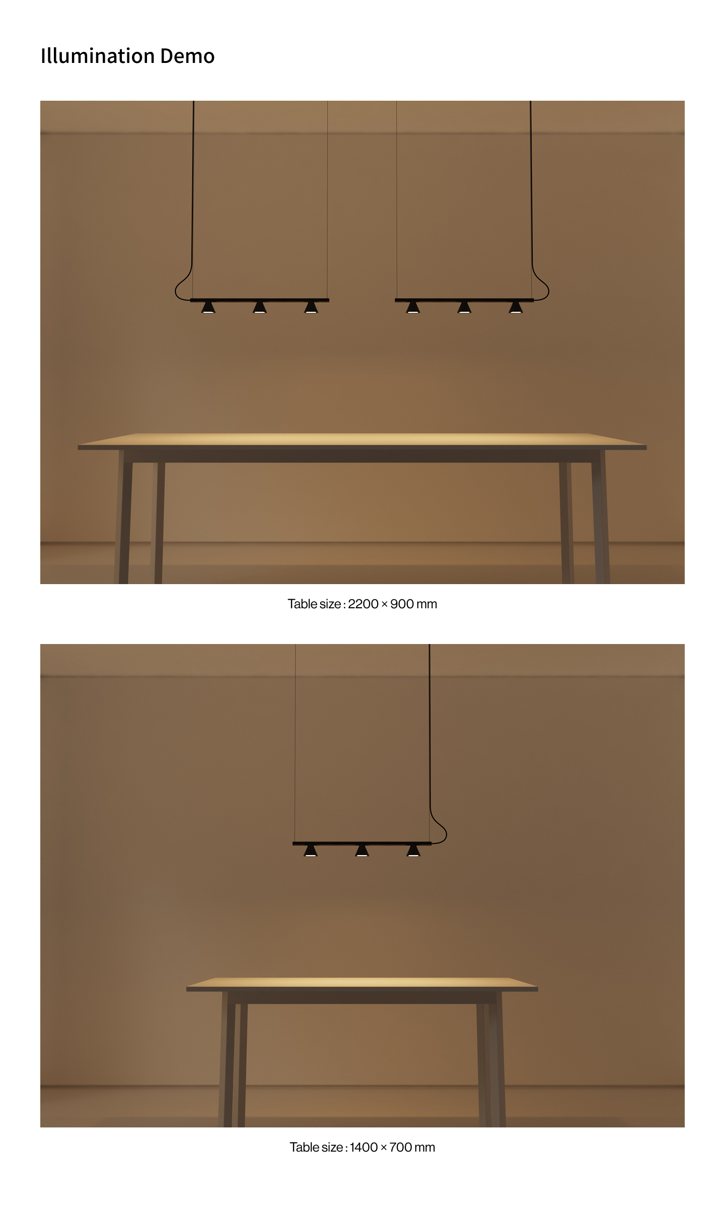 probe spot rail pendant
