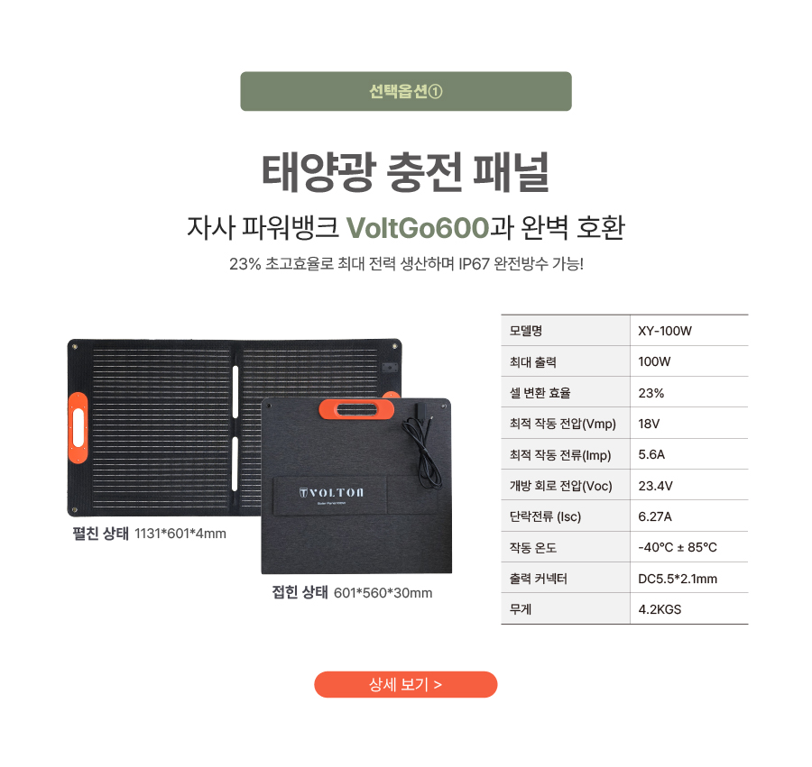 VoltGo 600_캠핑용 인산철 올인원 파워뱅크