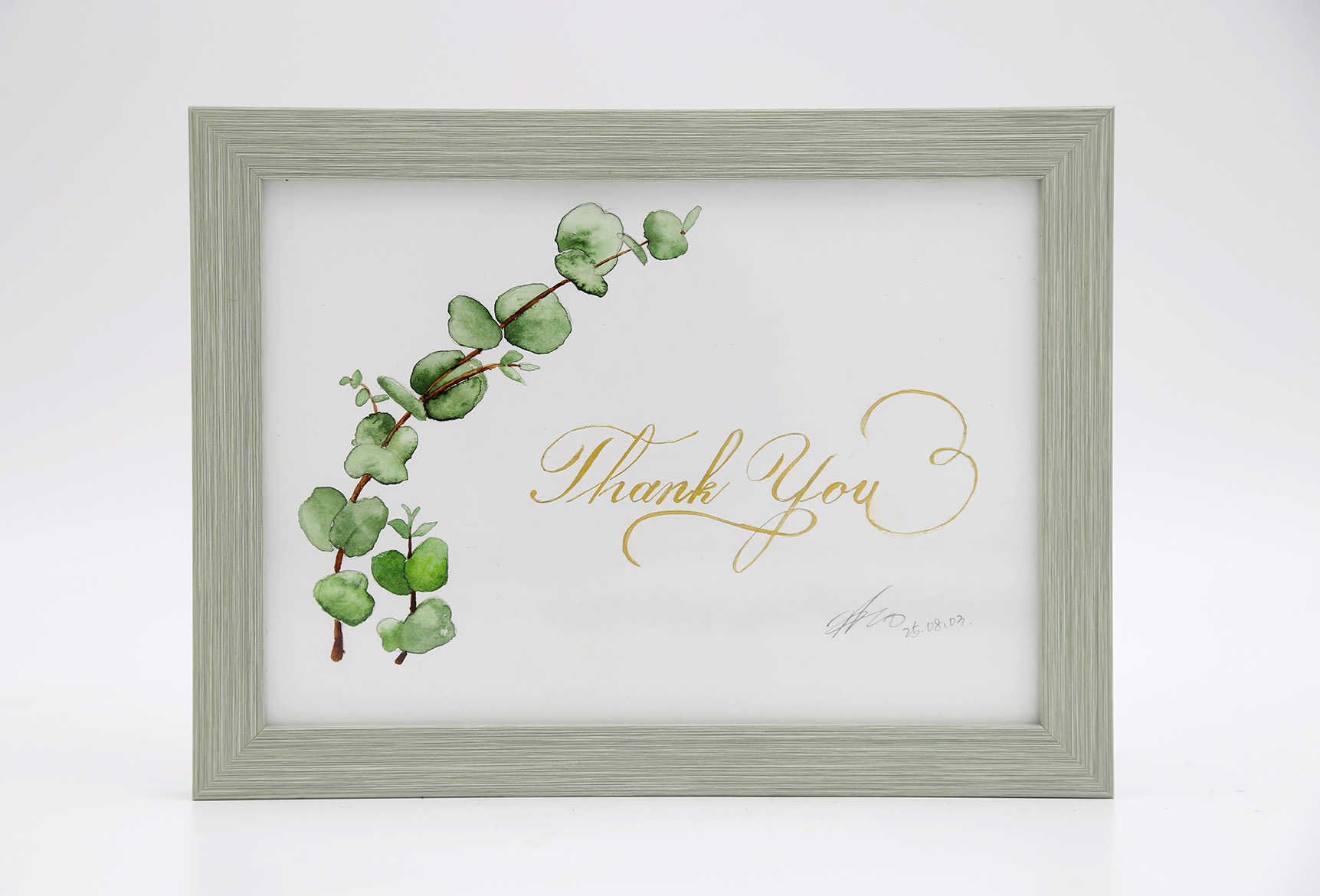 Thank You 캘리그라피 작품