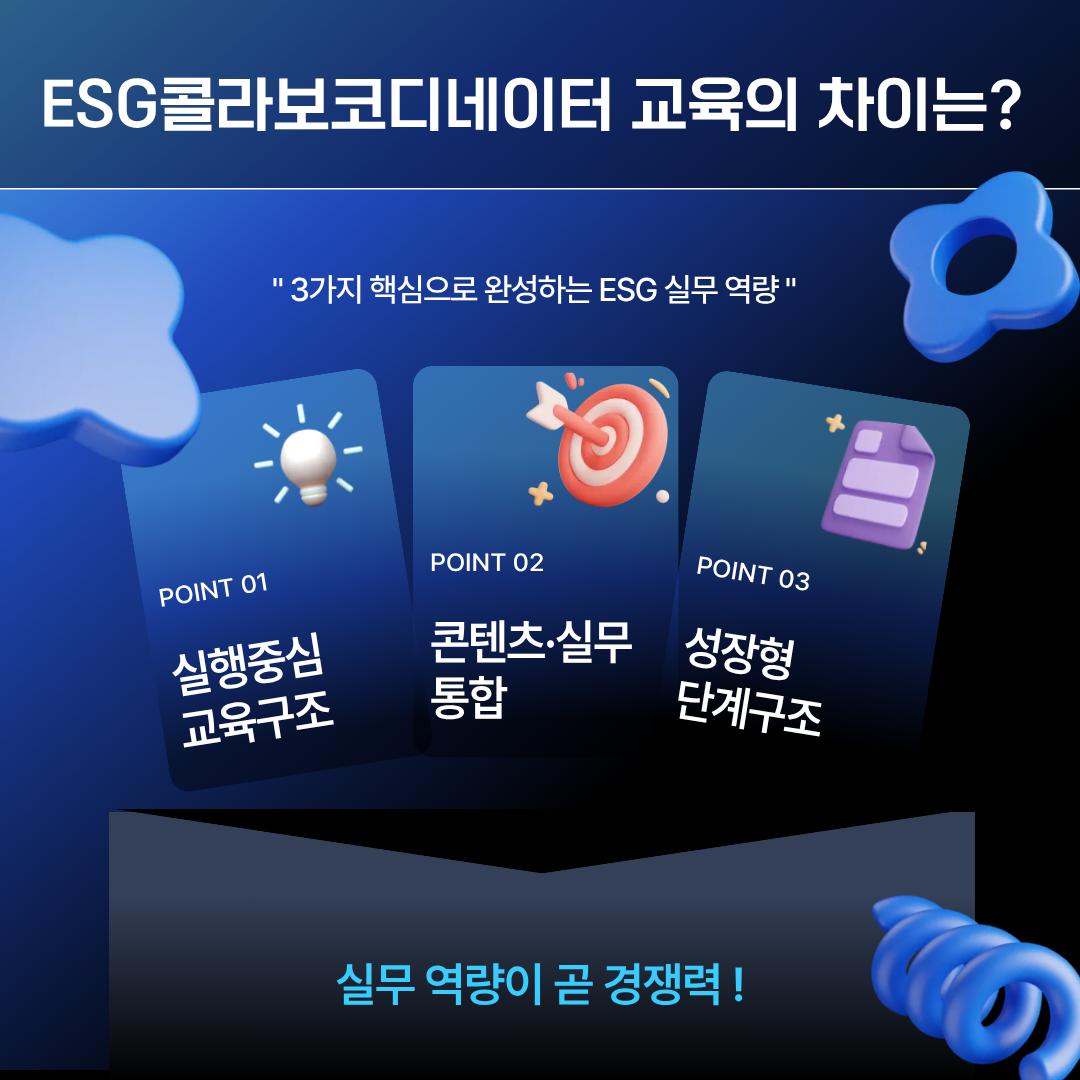 [3급] ESG 콜라보 코디네이터 자격증