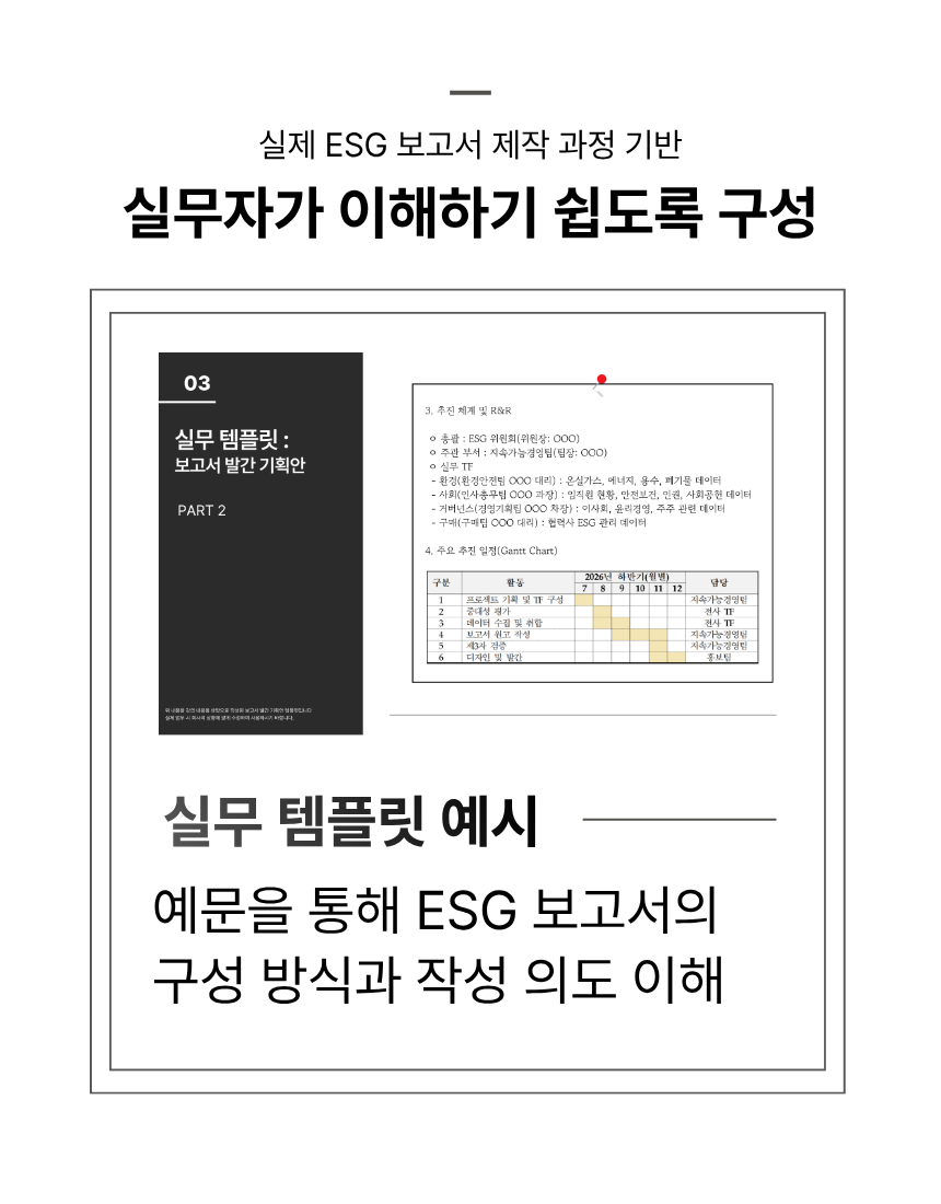 ESG콜라보코디네이터 1급 지속가능경영보고서 작성 실무 가이드 해설서