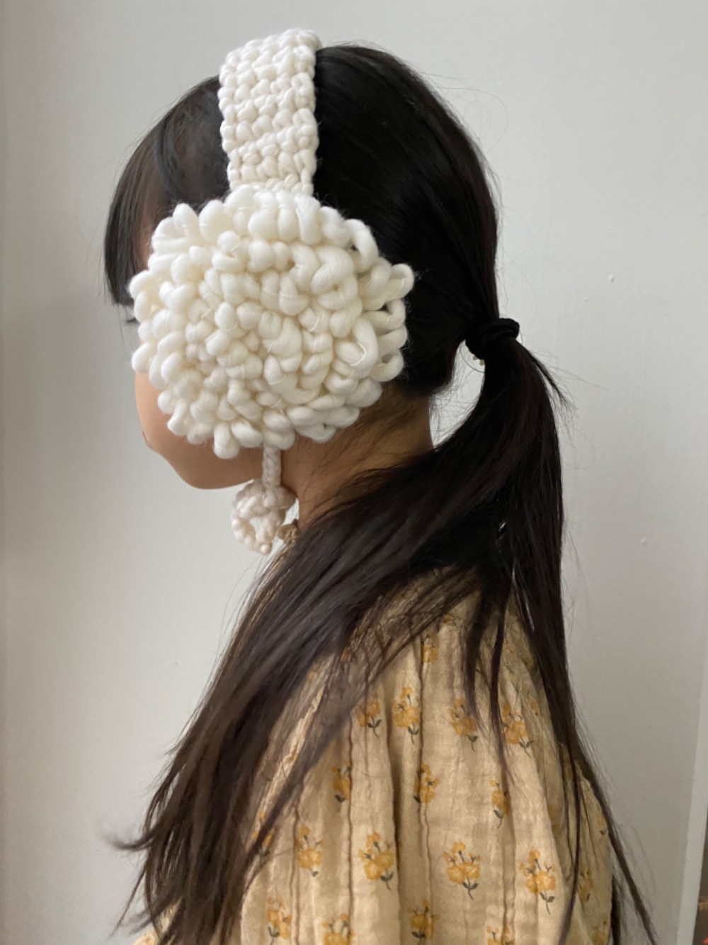 Fluffy ear warmer