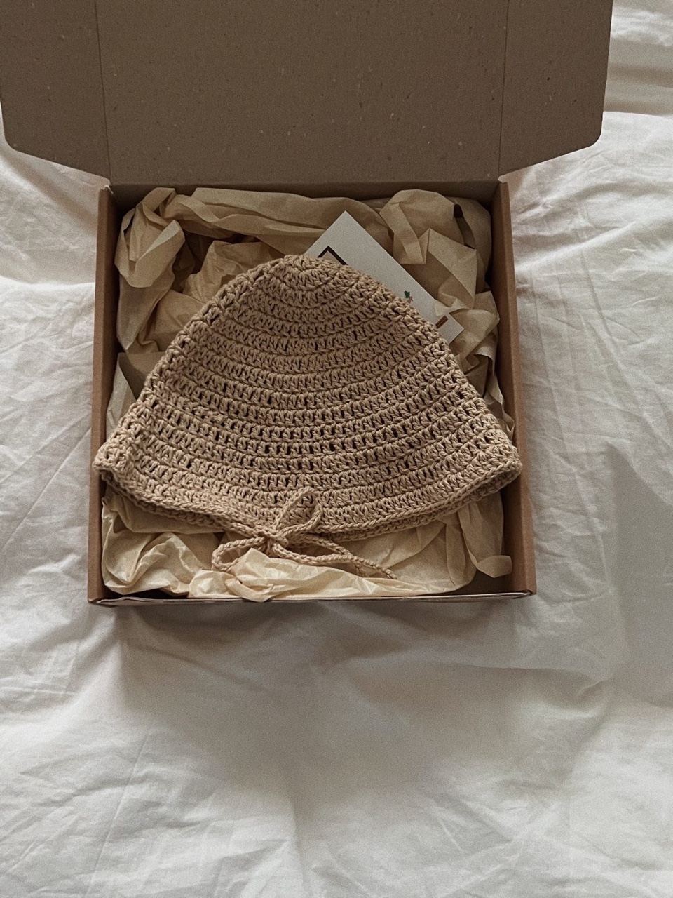 [PATTERN] Linen bucket hat