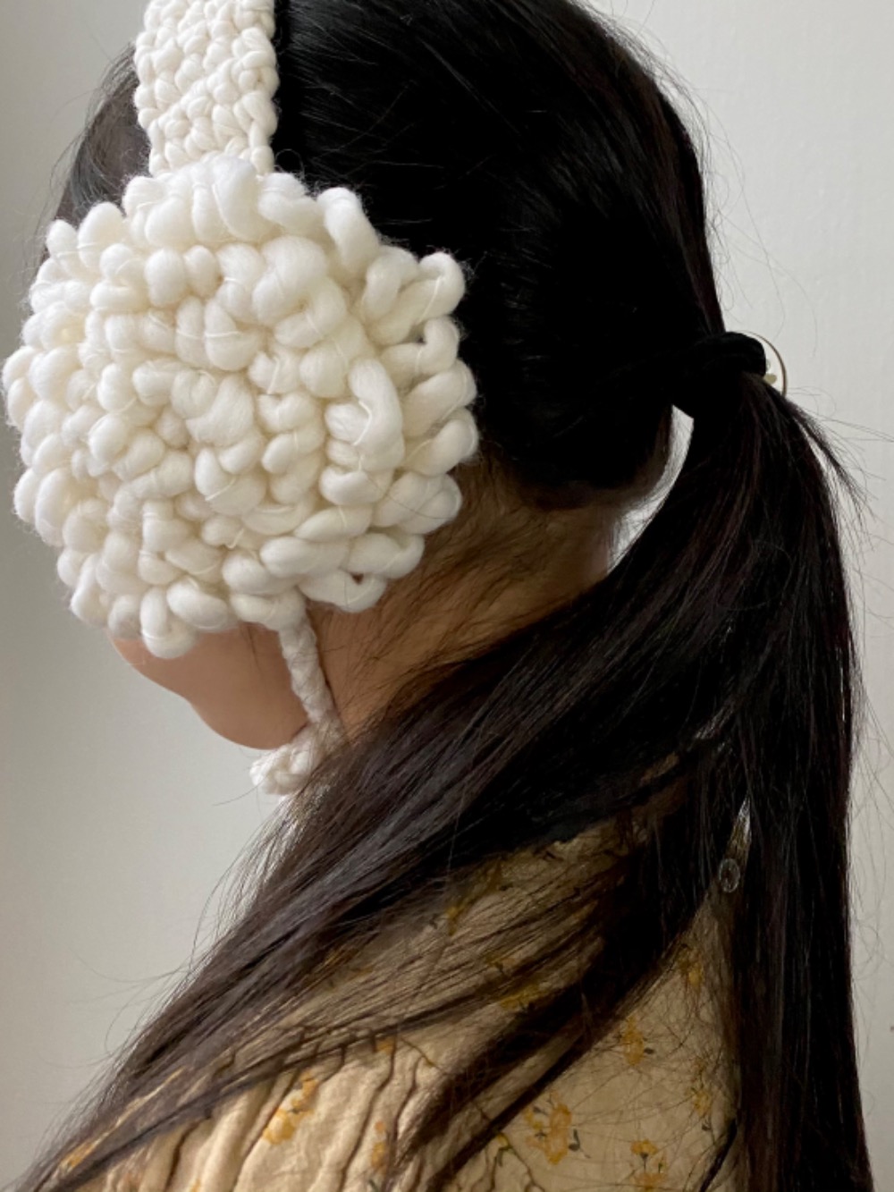 Fluffy ear warmer