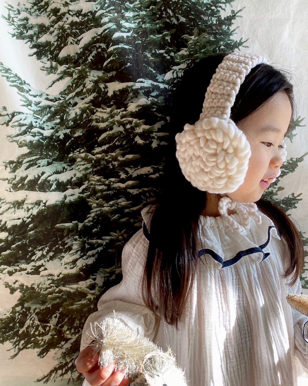 Fluffy ear warmer